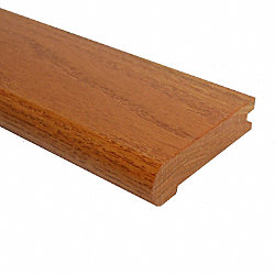 Prefinished Butterscotch Hardwood 3/4 in thick x 3.125 in wide x 78 in Length Stair Nose